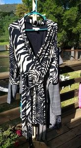 NWOT Smart sexy Liz Claiborne zebra print dress